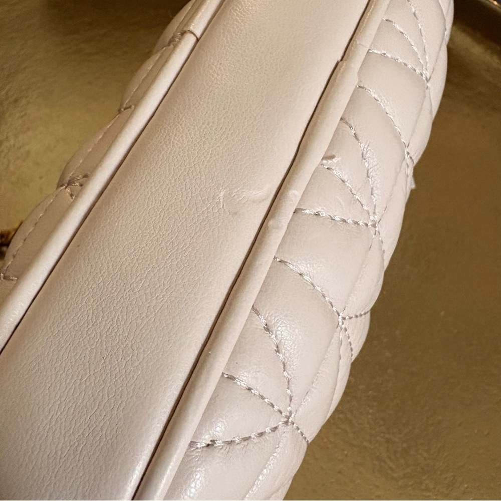 NWT Zara Quilted Cream Crossbody Shoulder Bag - Picture 10 of 11